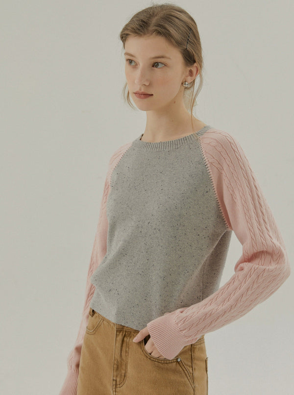 Raglan Sleeve Sweater Top