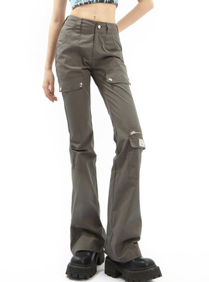 Pocket Wide Leg Pants