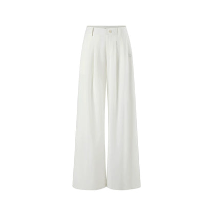 Bamboo Texture Suspender Pants Set-Up