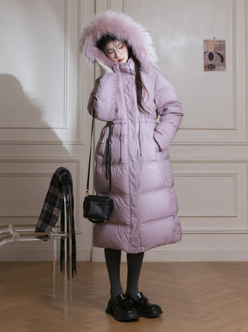 Duck down long jacket