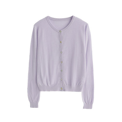 Linen Knitted Cardigan Set