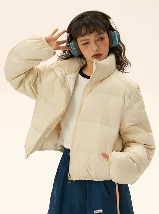 Long-sleeved Loose Down Jacket