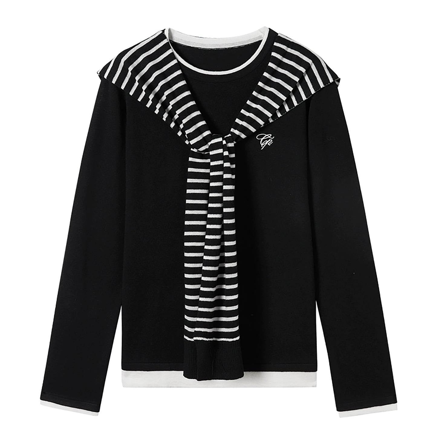 Preppy Knit Slim Sweater