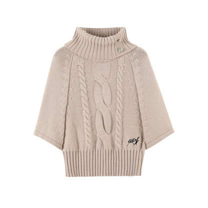 Silver Button Knitwear Dress Set-Up