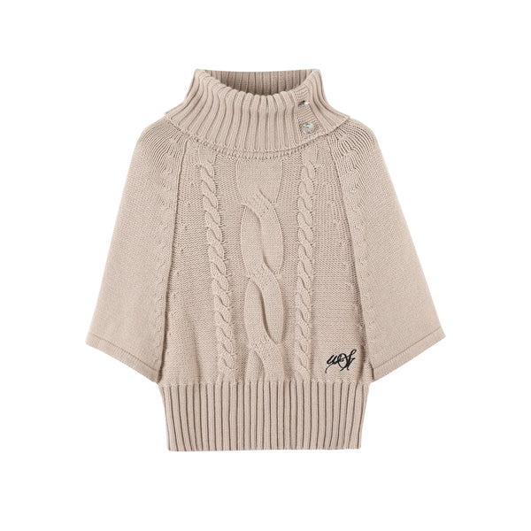 Silver Button Knitwear Dress Set-Up