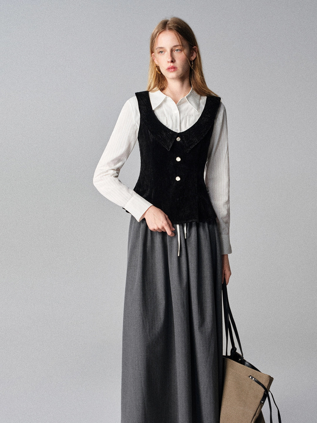 Mountains Seas Nordic French Retro Vest