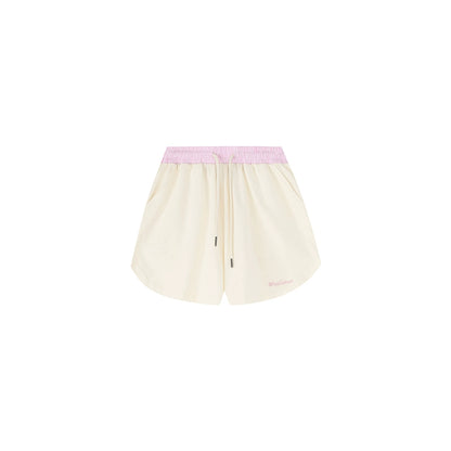 Stripe Stitching Short Pants