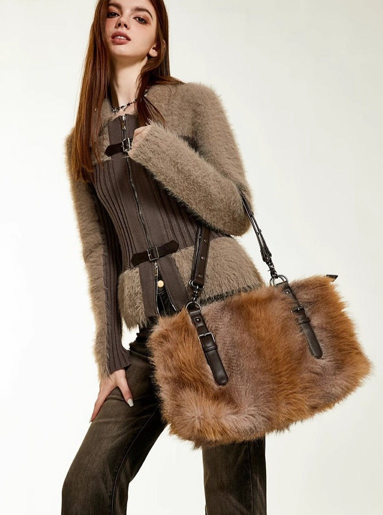 American Vintage Fur Plush Bag