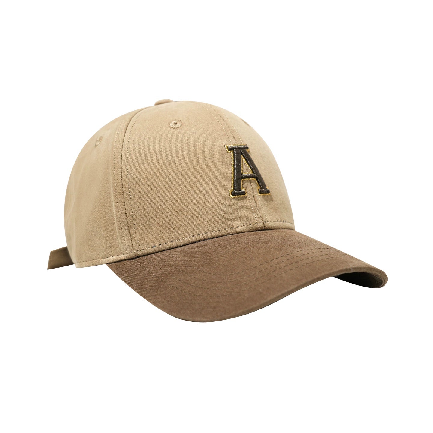 Retro Color-Blocked Baseball Cap