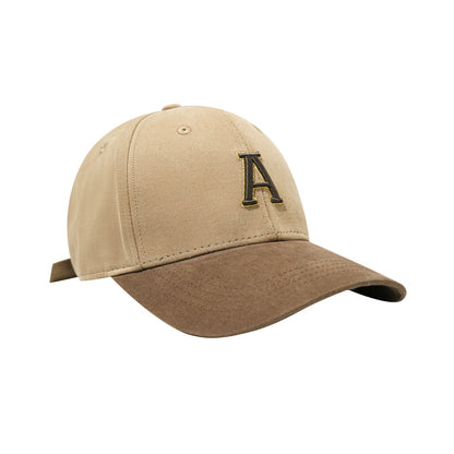 Retro Color-Blocked Baseball Cap