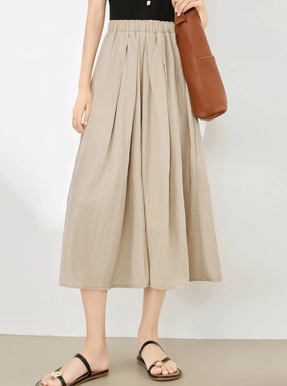 Slim A-Line Umbrella Skirt