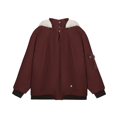 Vintage Red Cotton Jacket