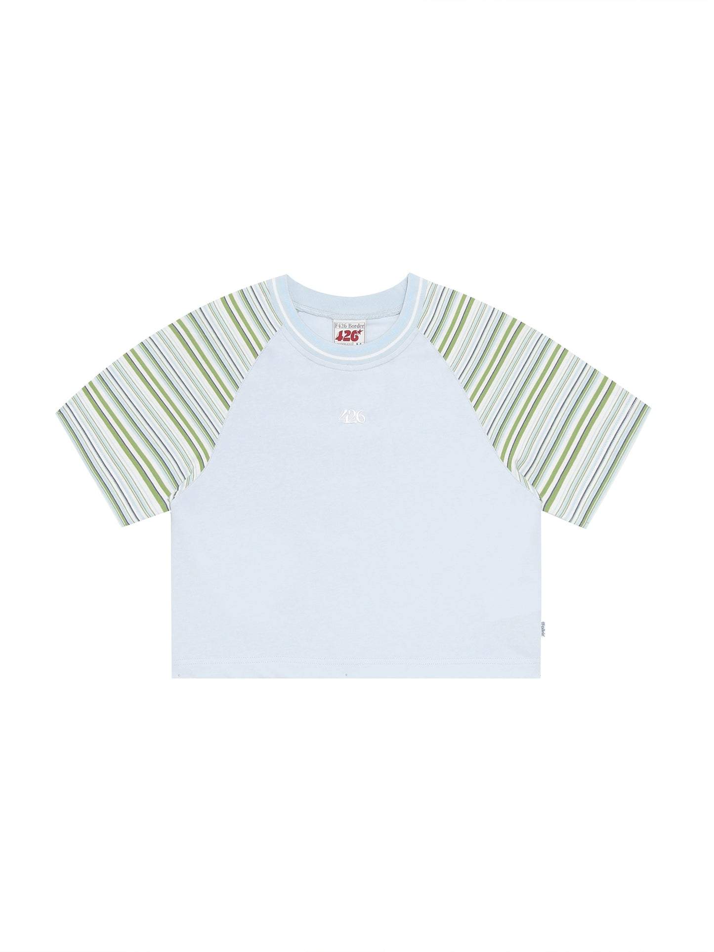 Striped Raglan Sleeve T-Shirt