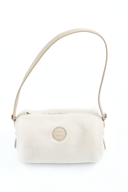 Plush Patchwork Leather Bag