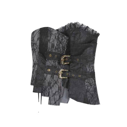 Retro Industrial Bandeau Top