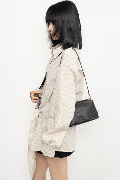 Casual Lace-up Design Shirt