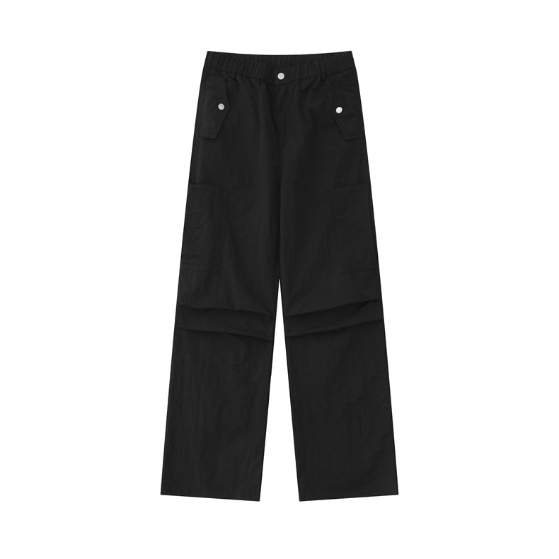 Wide-Leg Multi-Pocket Cargo Pants