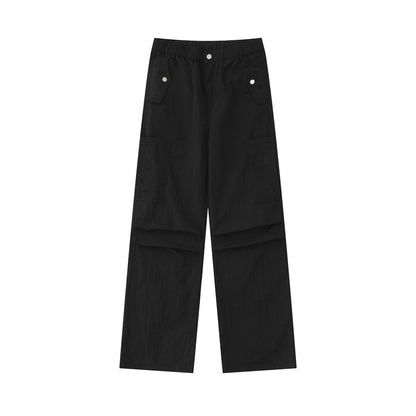 Wide-Leg Multi-Pocket Cargo Pants