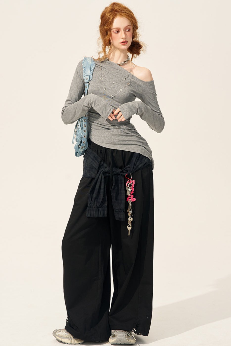 Sassy Double-Waisted Wide-Leg Pants