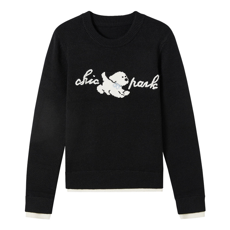 Winter Sweet Knit Sweater Girl