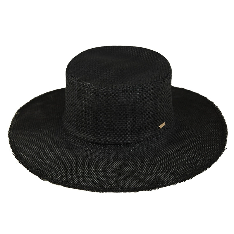 Black Woven Hat