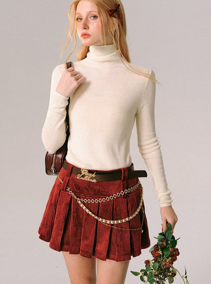 Turtleneck knitted sweater