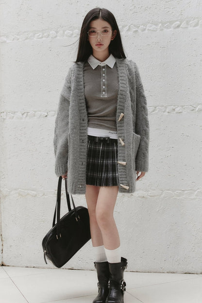 Intellectual Gray Collegiate Coat