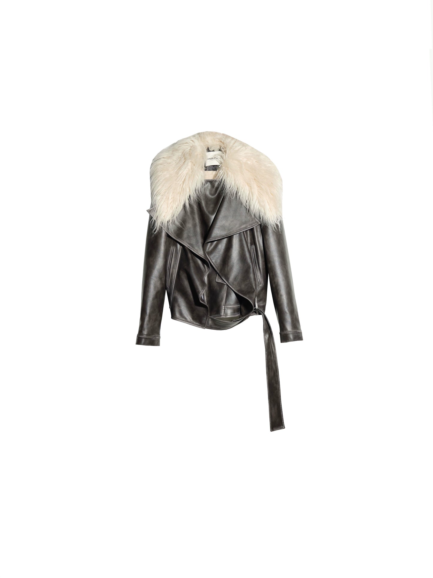 Dark Retro Rock Long FURLAR JACKET