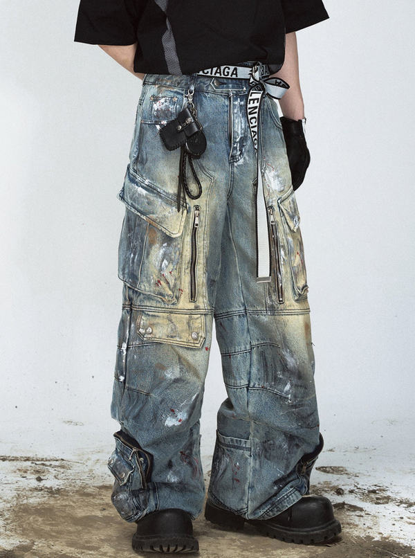 Genderless Straight Cargo Pants