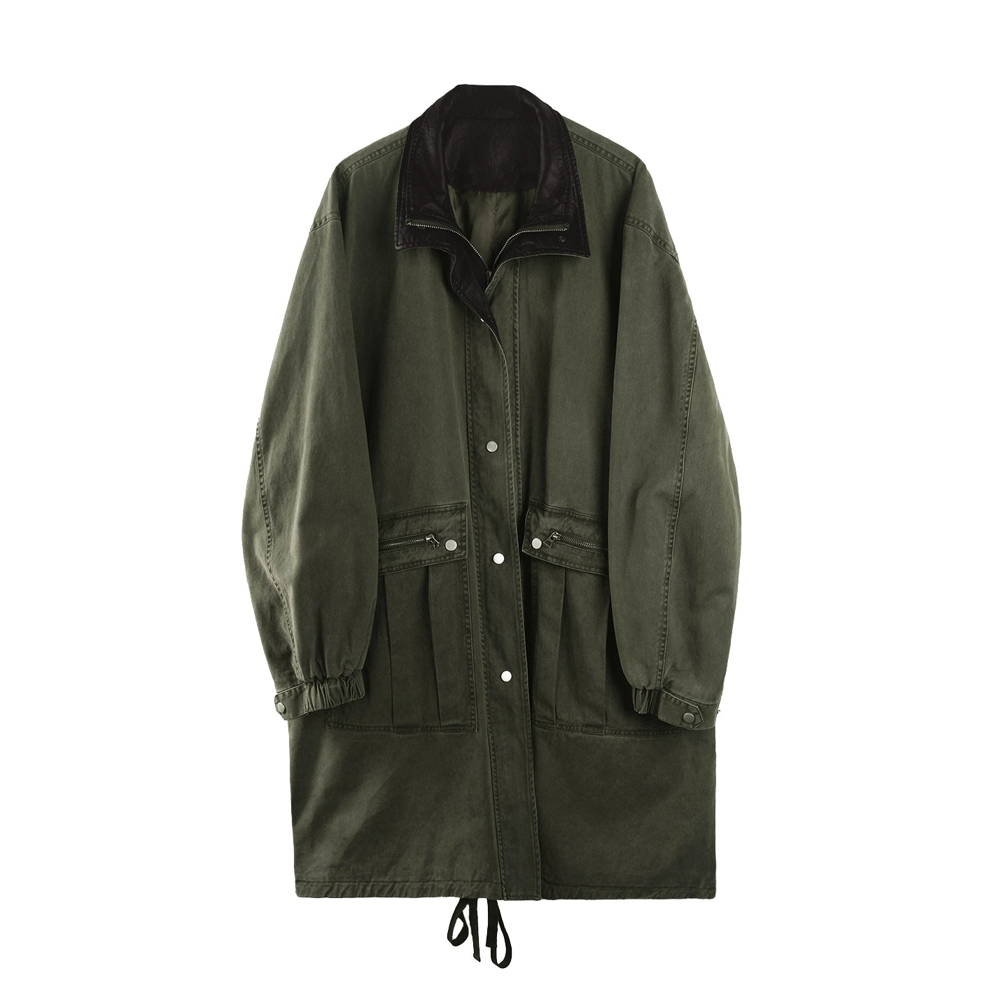 Retro Cotton Collar Cargo Jacket