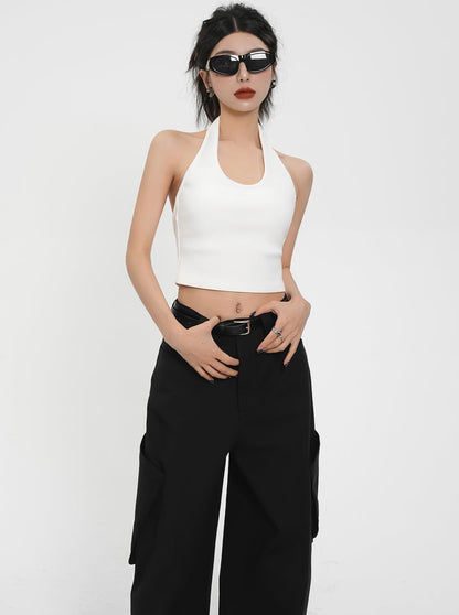 Halterneck Pullover Top