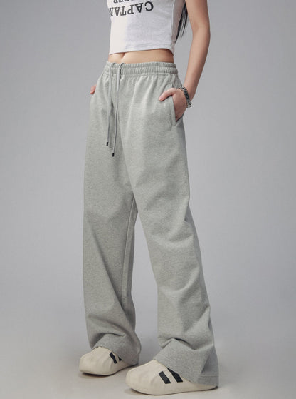 Amerikanische Retro Sweatpants Grau