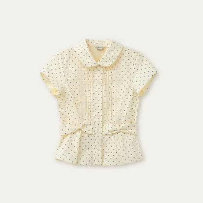 White Polka Dot Shirt