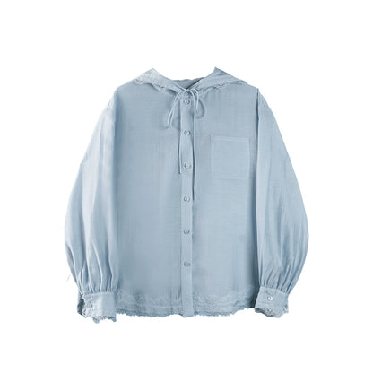 Misty Blue Hoodie Skirt Set-Up