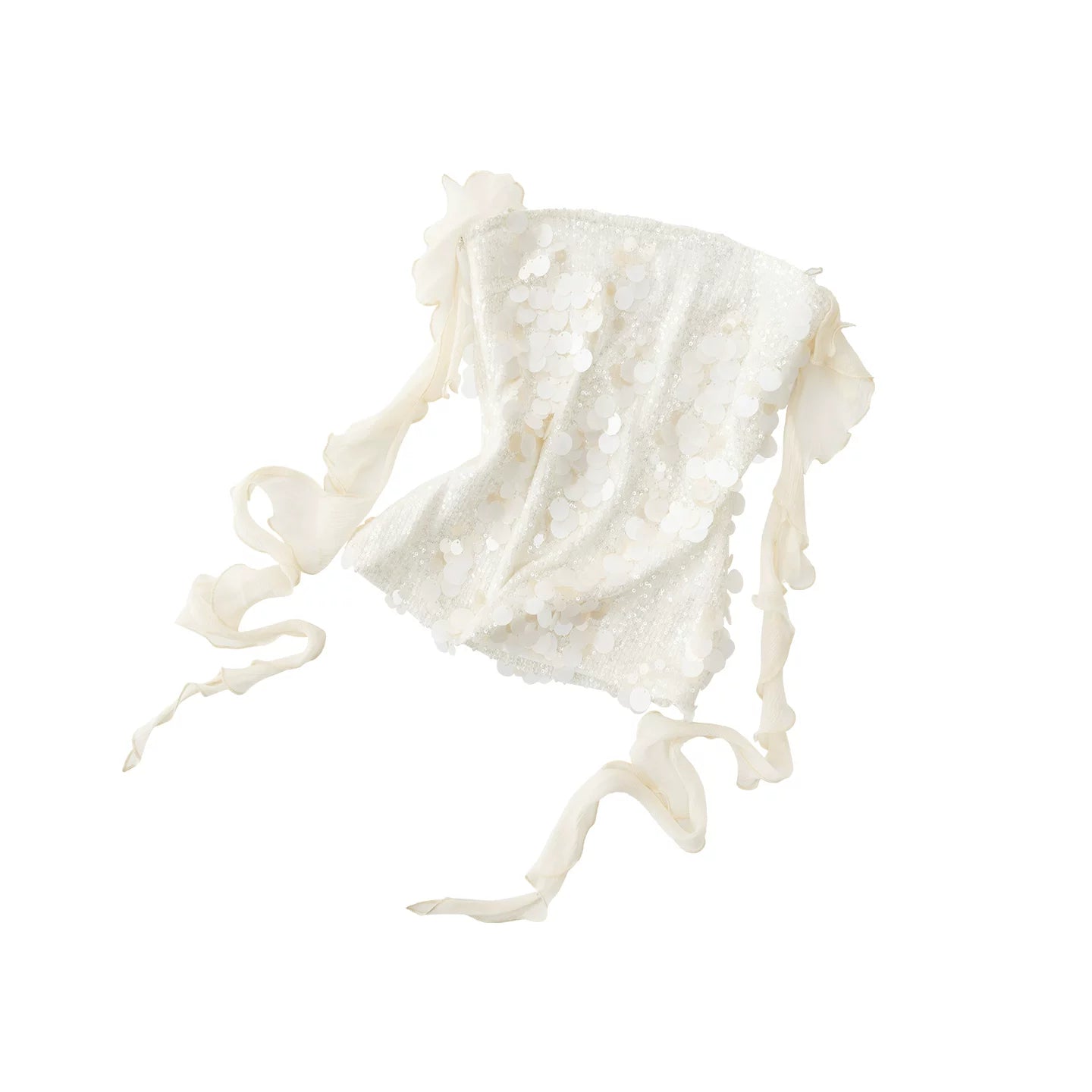 Broken Light Strapless Top