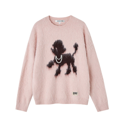 Tsundere Puppy Crewneck Sweater