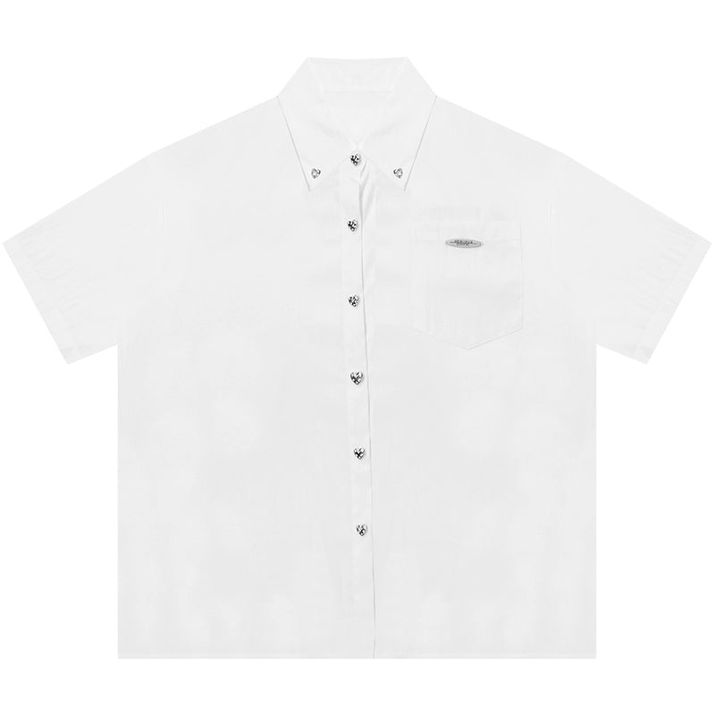 White Short Sleeve Top