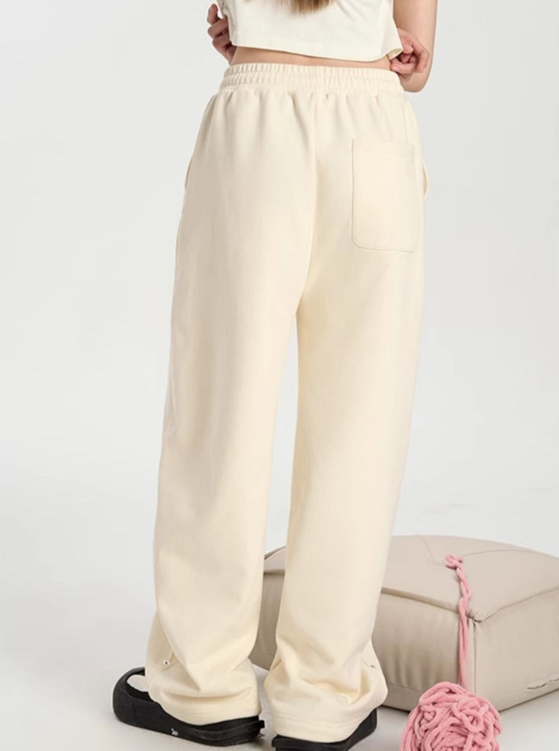 Versatile Stitched Sweat Pants