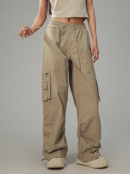 Unisex Straight-Leg Casual Cargo Pants