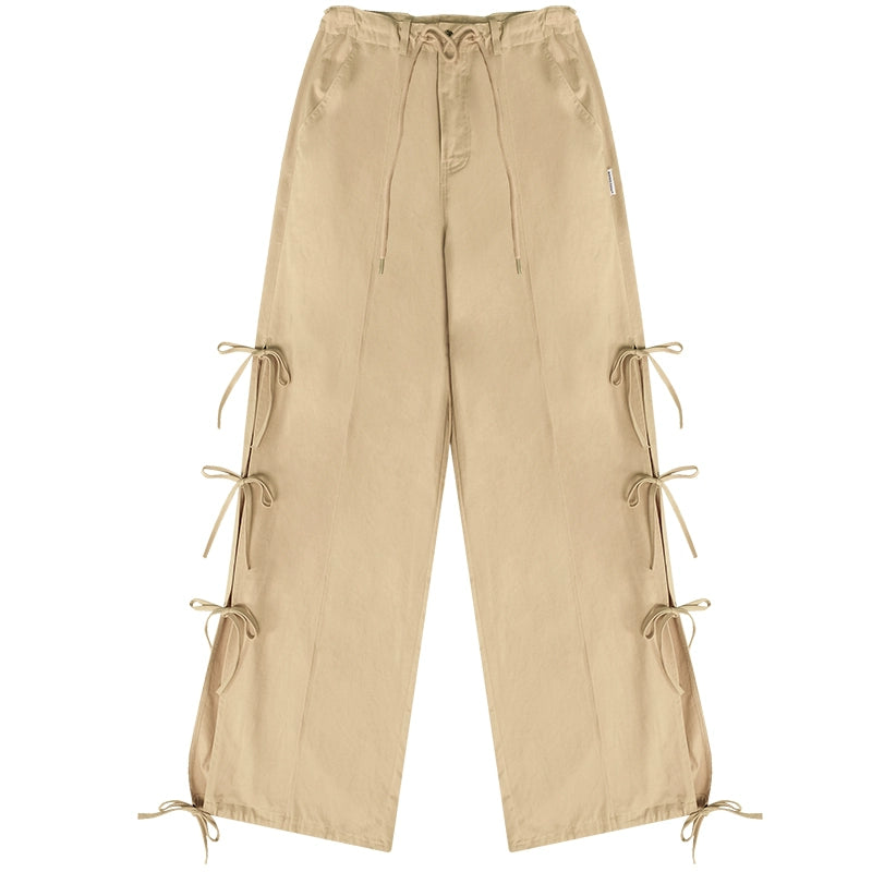 High Waist Wide-Leg Cargo Pants