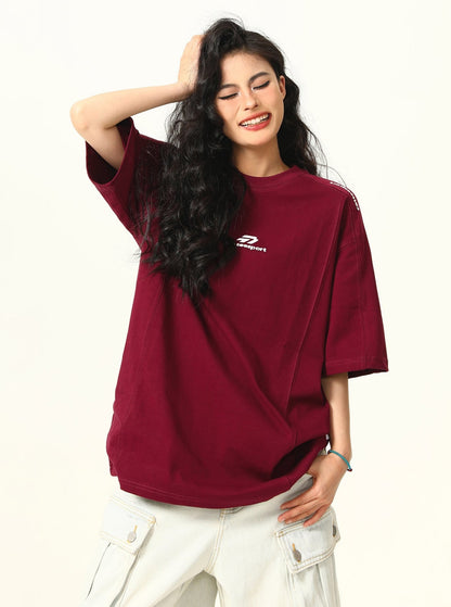 Dark Red High-End T-Shirt