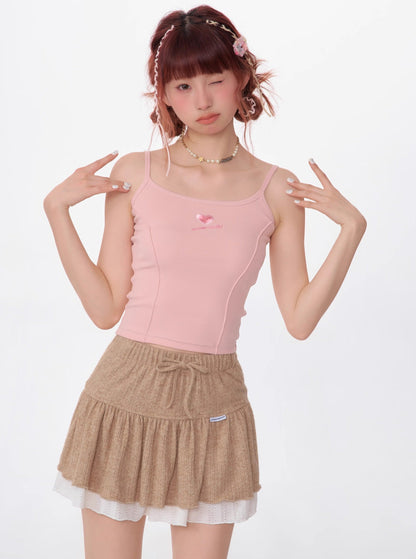 American Retro Outer Wear Suspender Top