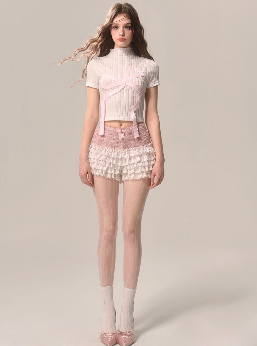 Ballet Lace Cake Shorts