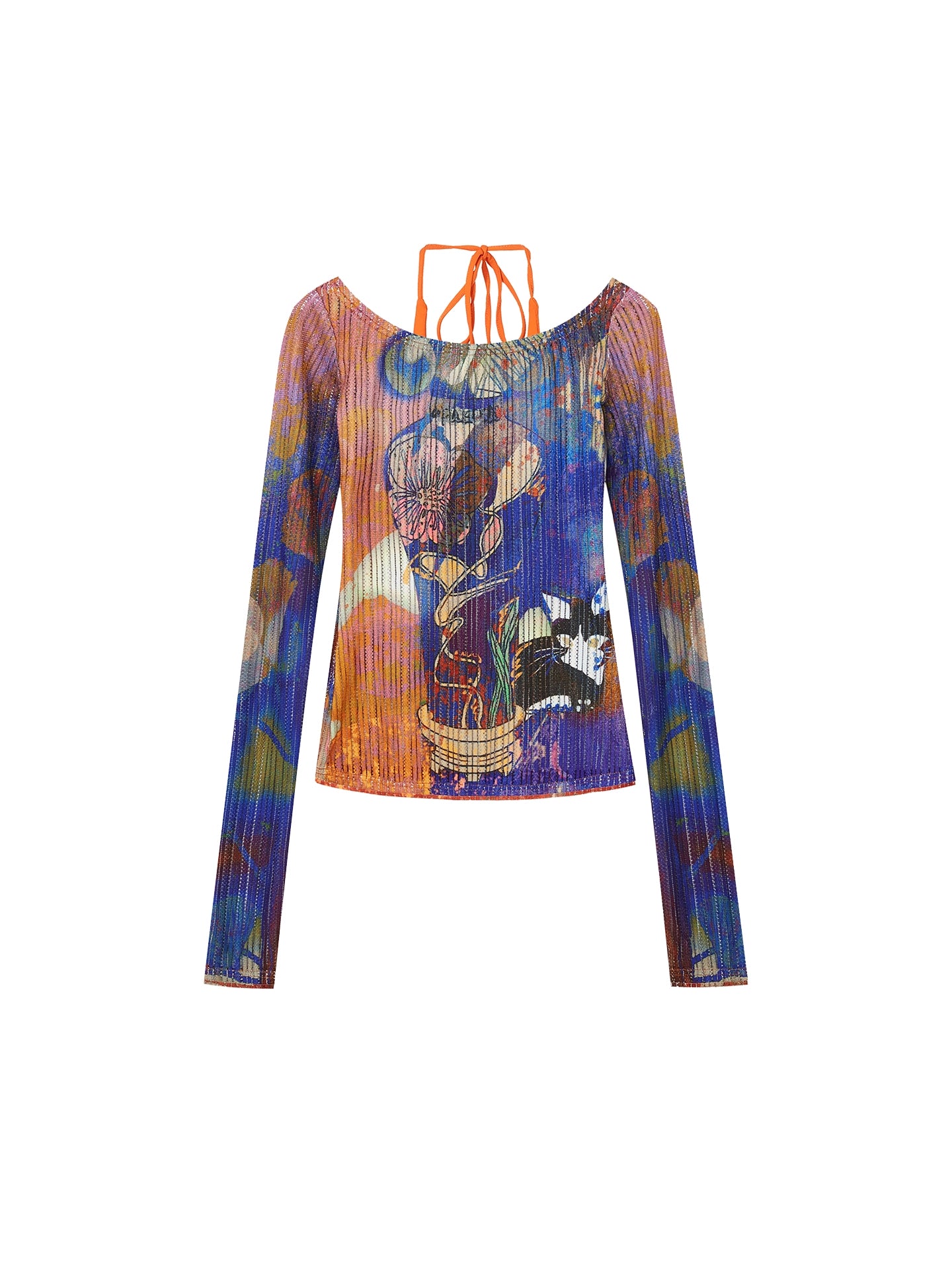 Floral One-Shoulder Base Layer