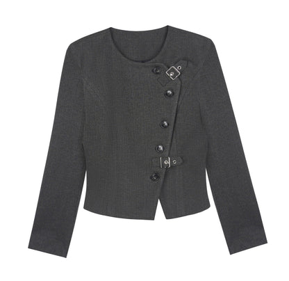 Spirit Gray Woolen Blazer Jacket Set-Up