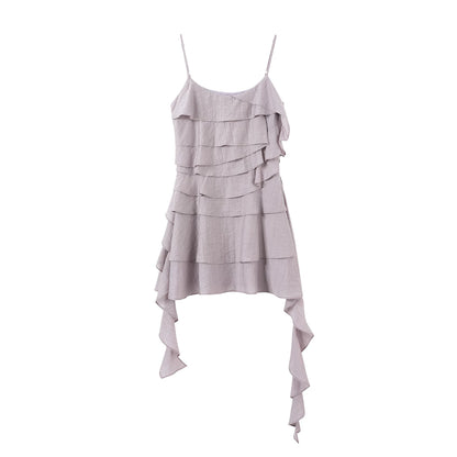Three-Dimensional Ruffle Dress