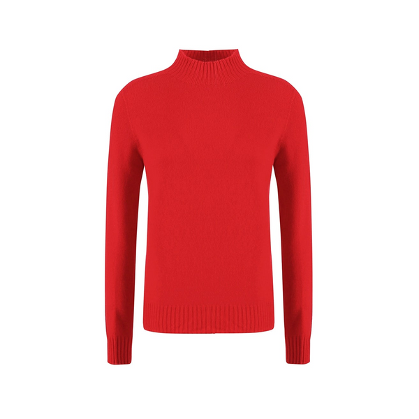 Sheep Wool Half-High Collar Sweater