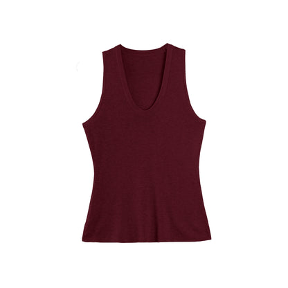 Versatile Wool Sleeveless Base Top