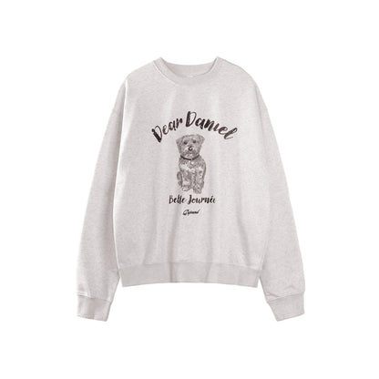 Fun Letter Print Long-Sleeved Sweatshirt