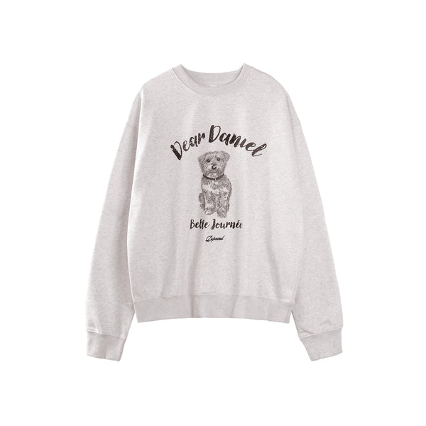 Fun Letter Print Long-Sleeved Sweatshirt